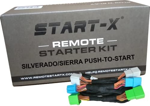 ערכת התחלה מרחוק של START-X עבור Silverado & Sierra Push-to-Start || PLUG N PLAY || נעל 3x כדי להתחיל מרחוק